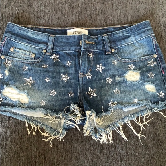 Victoria's Secret Pants - Victoria’s Secret distressed jean shorts 4